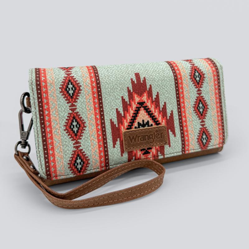 Dani Morgans x Wrangler Western Horizon Collection Tri-Fold Wallet