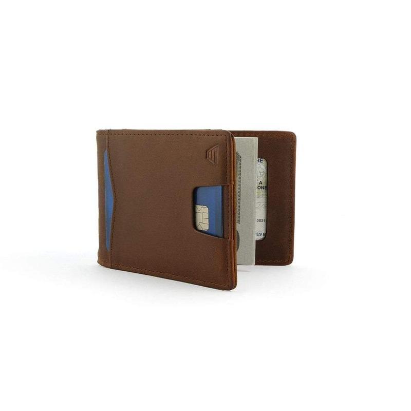 The Apollo Full Grain Leather Bi-Fold Wallet with Money Clip