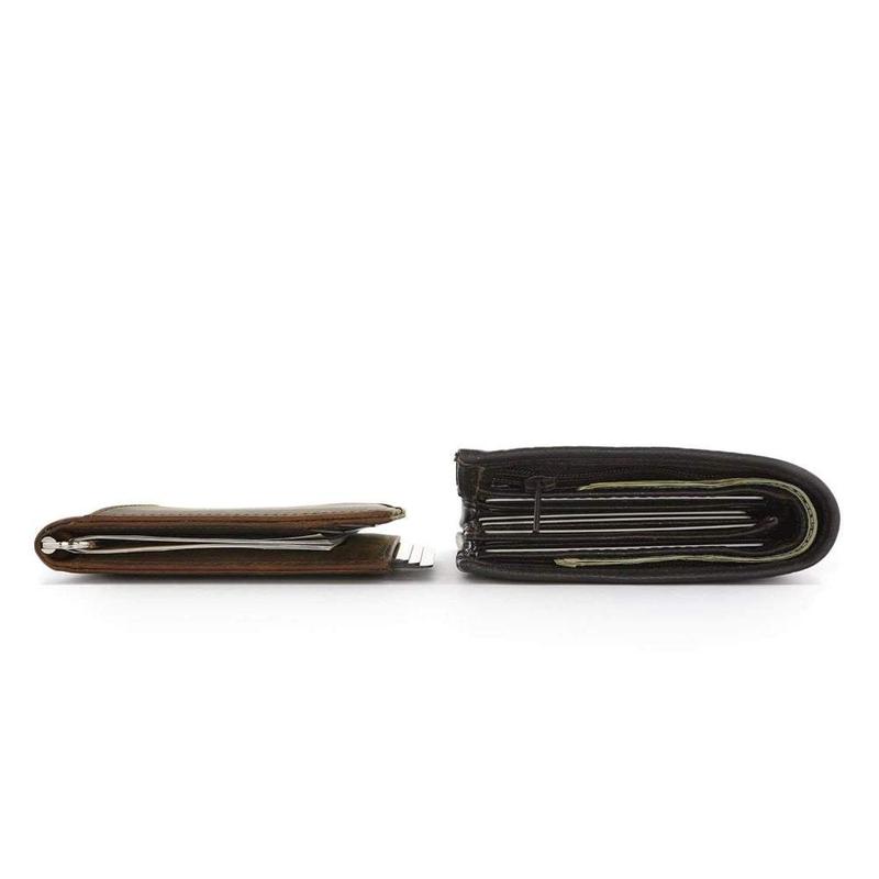 The Apollo Full Grain Leather Bi-Fold Wallet with Money Clip