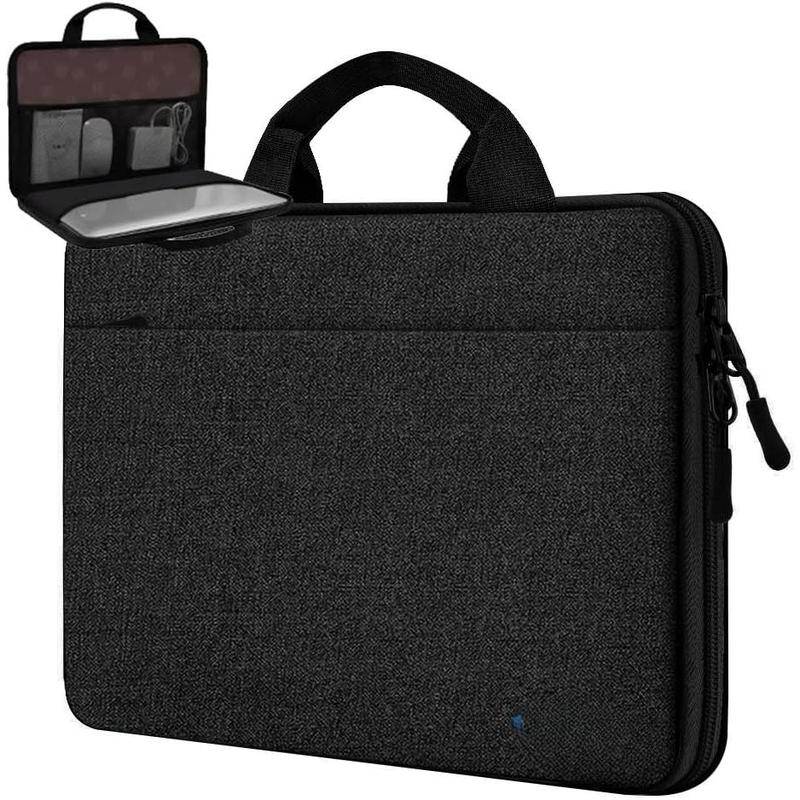 Laptop Sleeve 13-14 Inch Case Briefcase Compatible with MacBook Pro 14 inch 2021 M1 Pro M1 Max A2442 and All Model of 13.3 Inch MacBook Air Pro, XPS 13, Most Popular 13