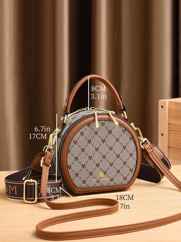 Women's Fashionable Letter Pattern Handbag & Wallet & Coin Purse, Casual Versatile Crossbody Bag & Wallet & Coin Purse, Trendy All-match Bag Set for Daily Use