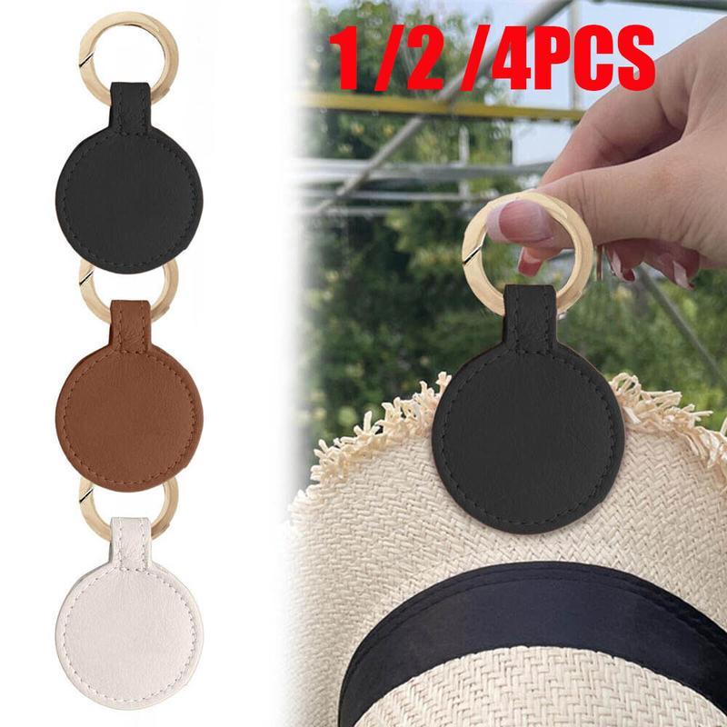 1 2 4Pcs Magnetic Hat Clip For Travel On Bag Sun Hats Hand Bag kindly Decor