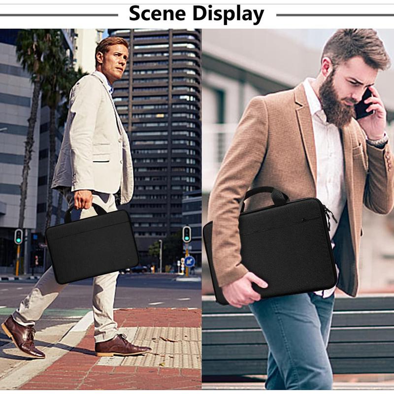 Laptop Sleeve 13-14 Inch Case Briefcase Compatible with MacBook Pro 14 inch 2021 M1 Pro M1 Max A2442 and All Model of 13.3 Inch MacBook Air Pro, XPS 13, Most Popular 13