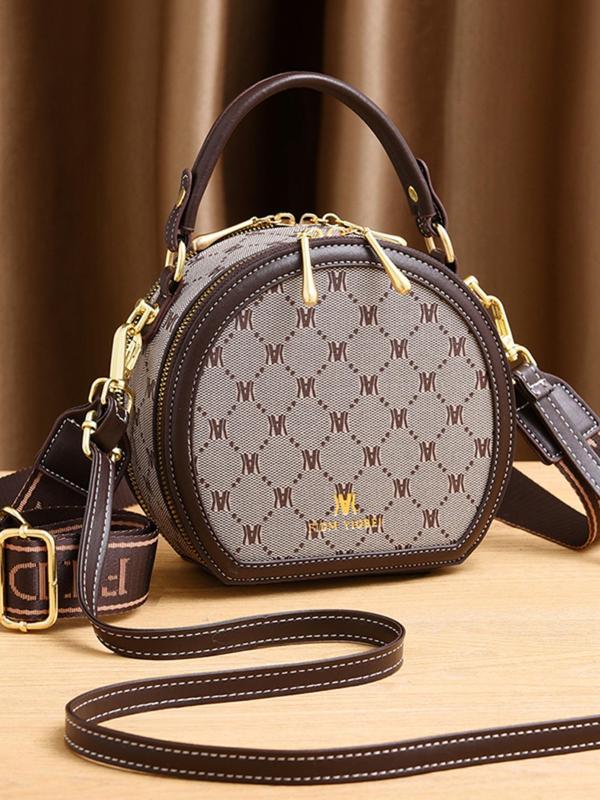 Women's Fashionable Letter Pattern Handbag & Wallet & Coin Purse, Casual Versatile Crossbody Bag & Wallet & Coin Purse, Trendy All-match Bag Set for Daily Use