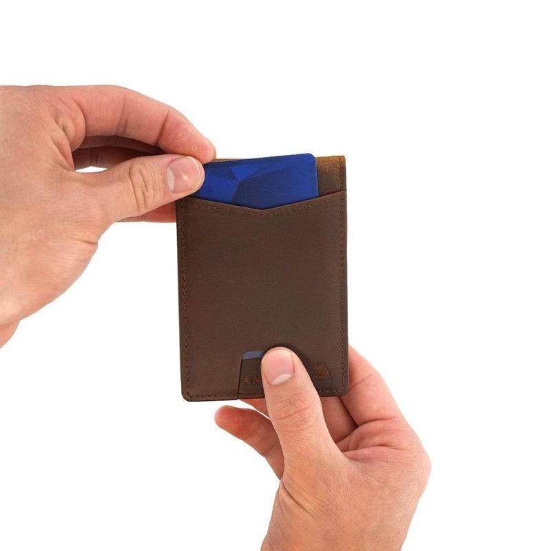 The Apollo Full Grain Leather Bi-Fold Wallet with Money Clip