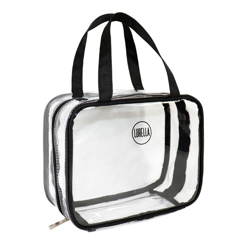 The It Girl Bag- 2pcs Set Clear Cosmetics bag