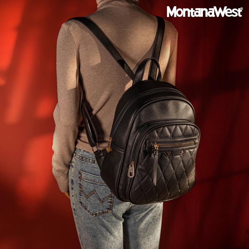 Montana West Medium Backpack Purse for Women Anti Theft Backpack with Secured Zipper & Tassel