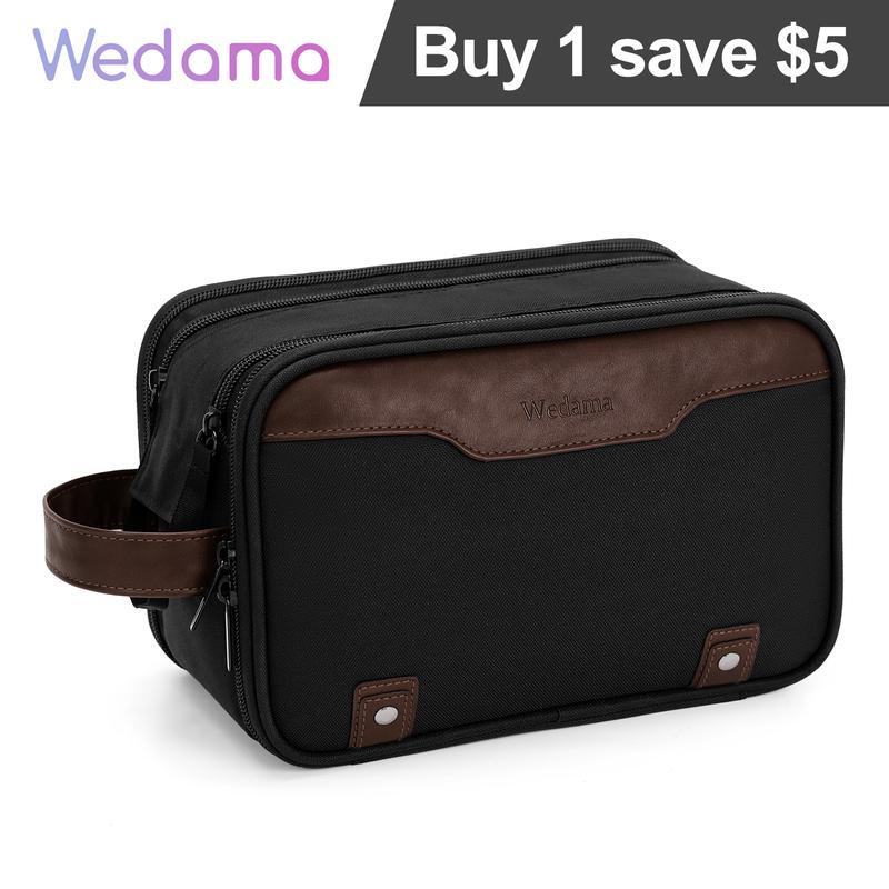 Wedama Men's Toiletry Bag High-Capacity Travel Organizer High-quality and Stylish Husband Father Gift Christmas