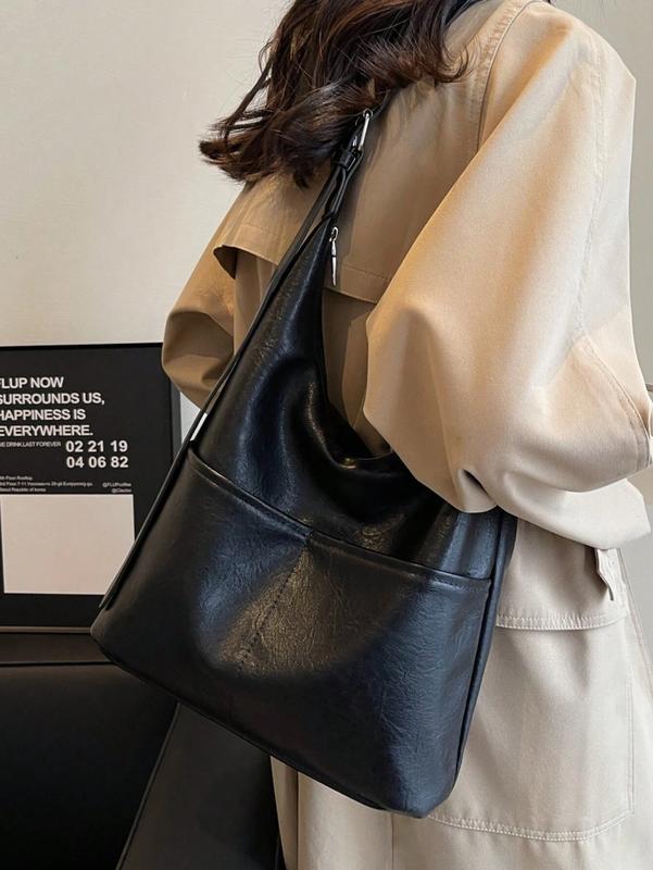 2024 New Arrival Women's Tote Bag, Vintage, Simple And Elegant Style, Commuting Bag With Large Capacity And Inner Bag, For Shoulder Carry