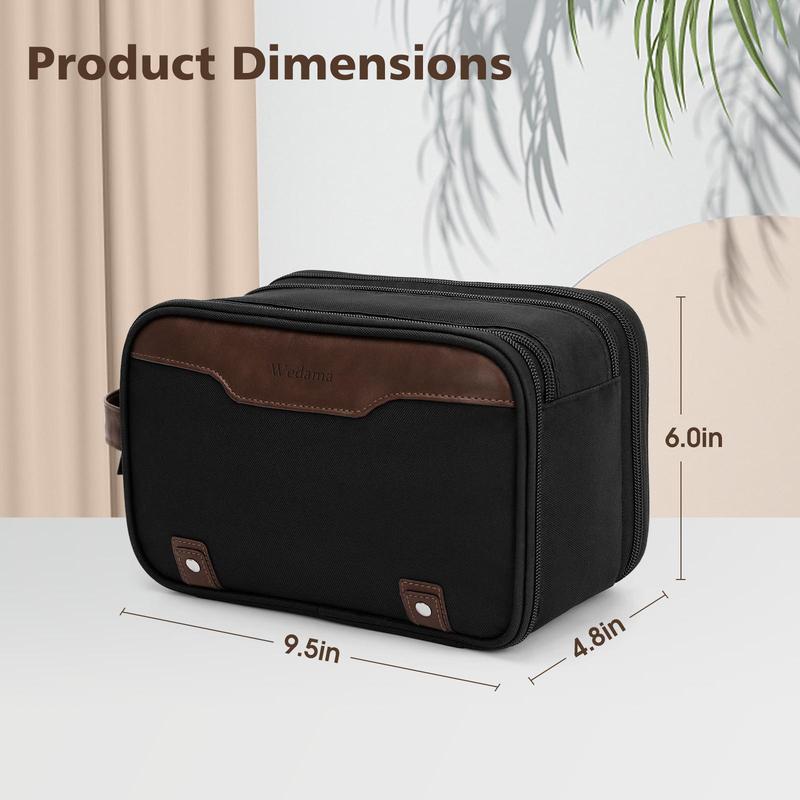 Wedama Men's Toiletry Bag High-Capacity Travel Organizer High-quality and Stylish Husband Father Gift Christmas