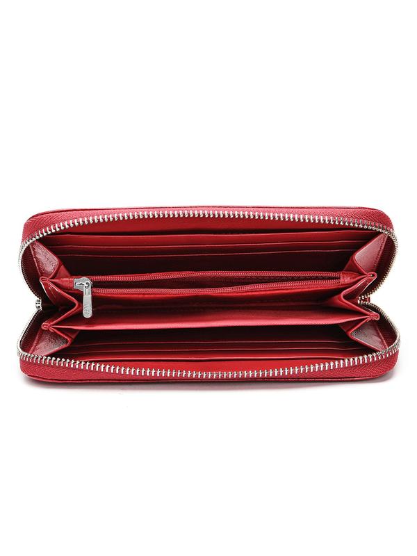 Women's Fashionable Crocodile Embossed Long Wallet, Casual Versatile Zipper Phone Wallet, Trendy All-match Clutch for Daily Use