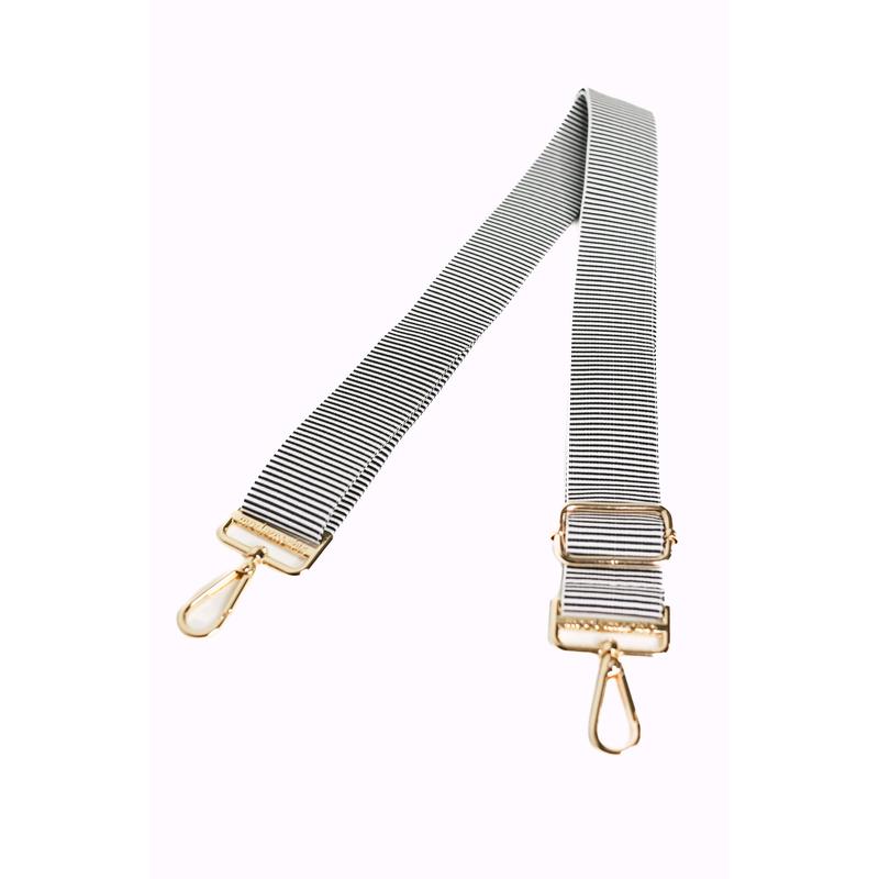 Delaney Striped Adjustable Bag Strap