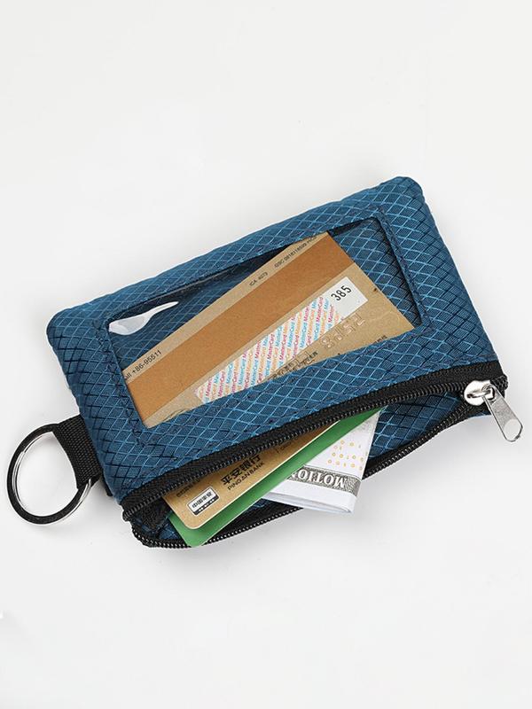 Women's RFID Blocking Wristlet Wallet, Casual Versatile Zipper Card Holder with Id Window, Waterproof Coin Purse and Rfid Blocking