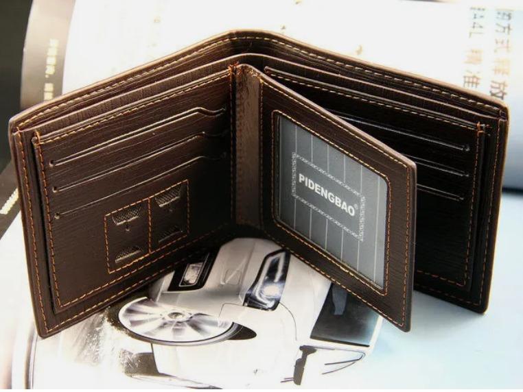 Fashion Men Bifold Leather Wallet ID Credit Card Holder Billfold Purse Clutch