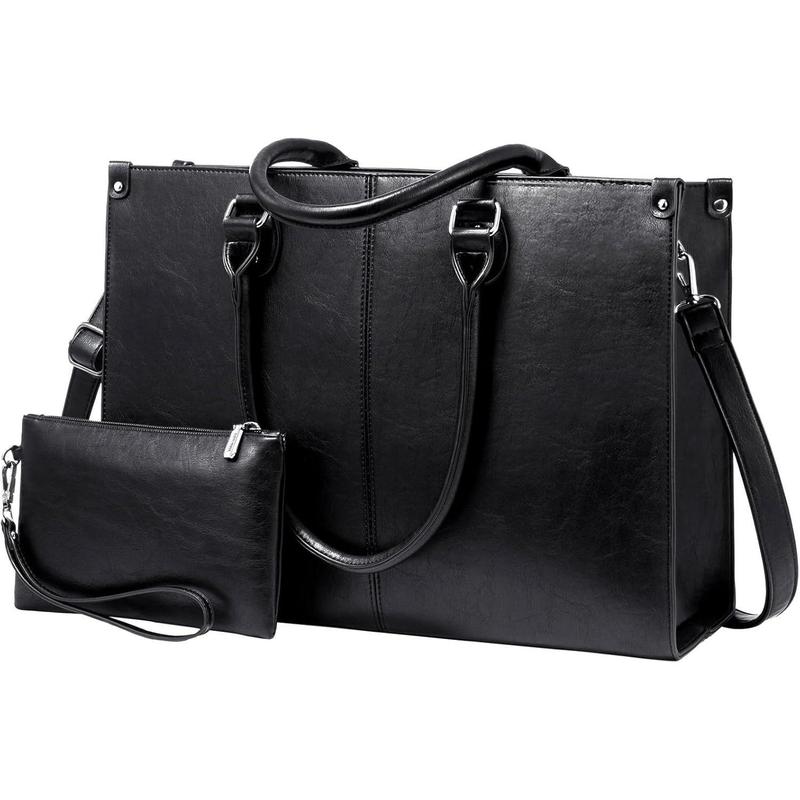 Laptop Bag for Women, 15.6 inch Laptop Tote Bag Vintage Work Bags for Women Computer Bag Office Briefcase Handbag