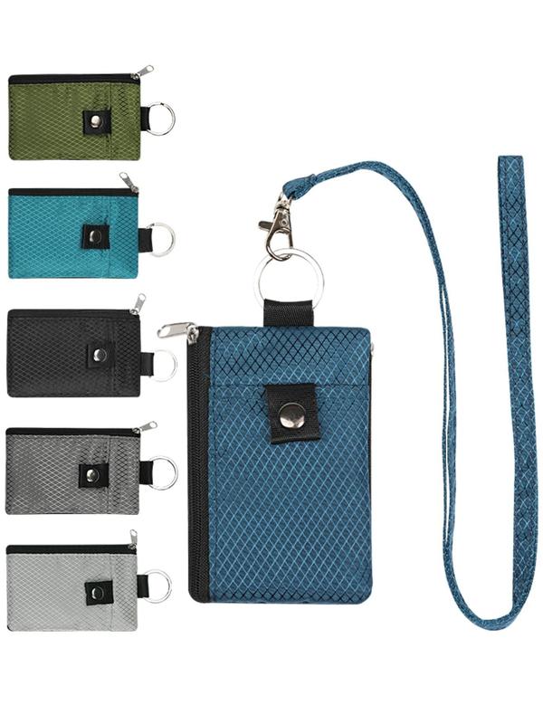 Women's RFID Blocking Wristlet Wallet, Casual Versatile Zipper Card Holder with Id Window, Waterproof Coin Purse and Rfid Blocking