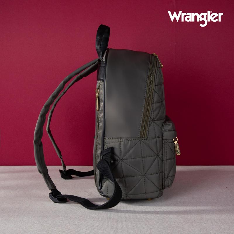 Wrangler Backpack Purse for Women Quilted Backpack for Casual