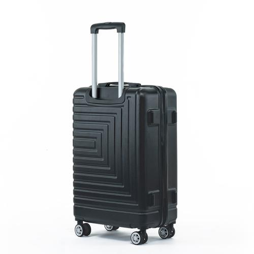 Luggage Set ABS Material Travel Suitcase Set With Spinner Wheels for Men Women, 20'' 24'' 28'