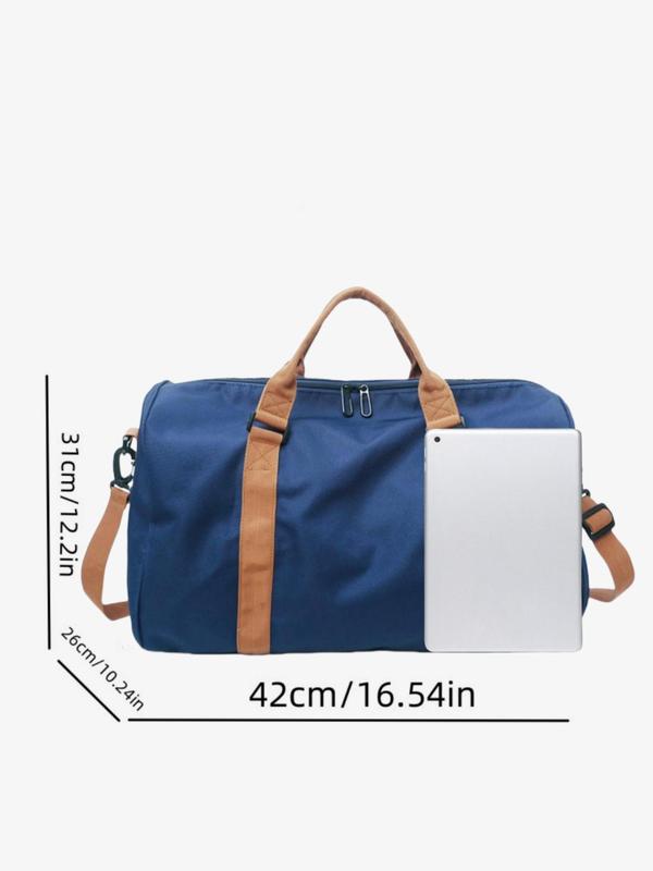 Summer Casual Large Capacity Nylon Travel Bag for Travel Essentials, 2024 Letter Patched Foldable Travel Duffel Affordable Luxury Bags with Zipper & Handle for Men & Women