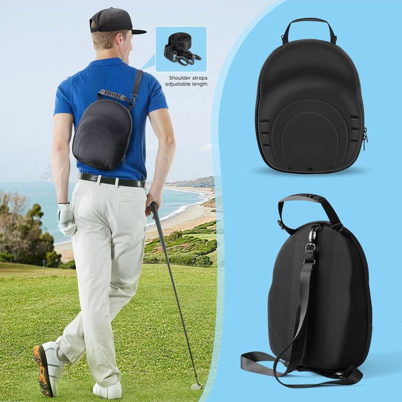 Hat Case for Baseball Caps,Hat Carrier Travel Case Ball Cap Carrier Hat Box Organizer Carry On Hat Bag Backpack with Adjustable Shoulder Strap