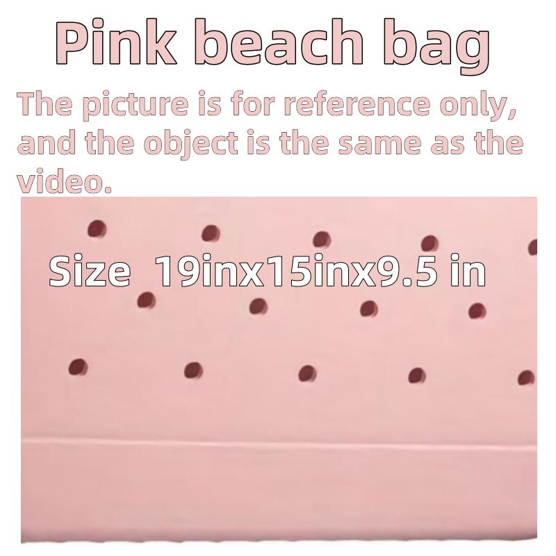 X-LargeBeach Bag,Waterproof Rubber Beach Bag,Washable Open Tote Bag Durable Tote Travel Bags for Outdoor Sport