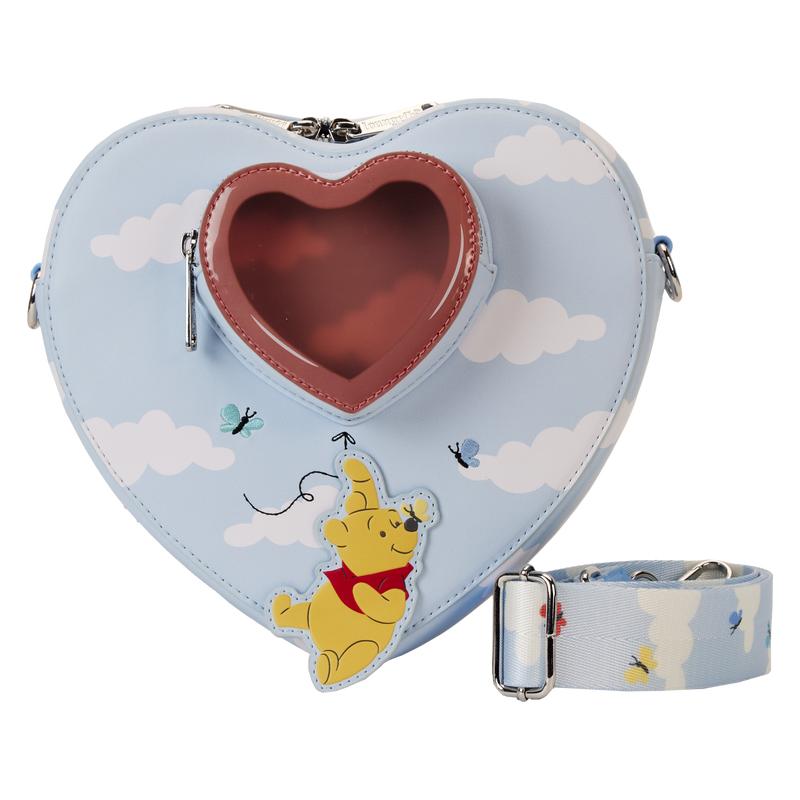 Winnie the Pooh & Friends Floating Balloons Heart Figural Crossbody Bag