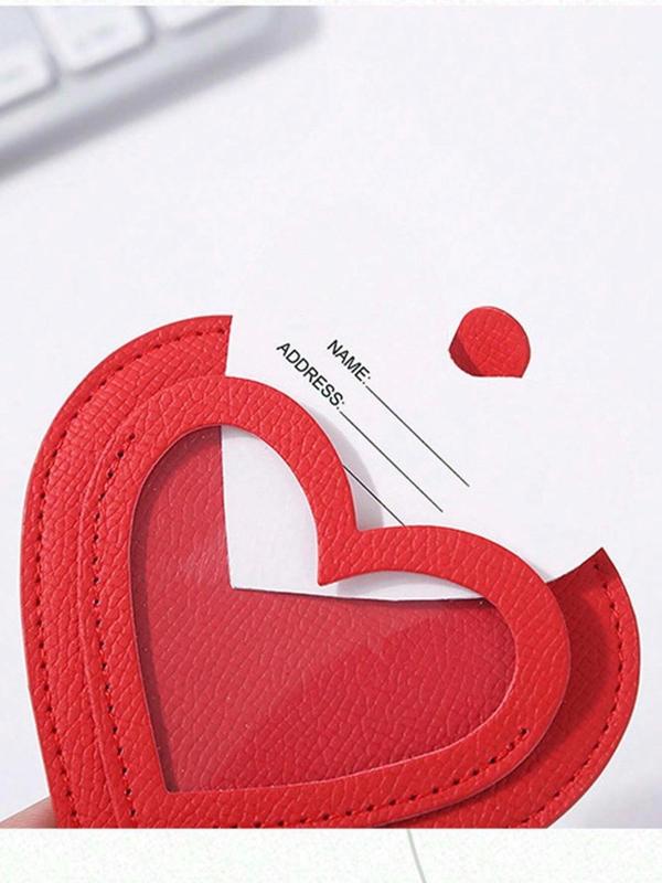 Heart Shaped Luggage Tag, Cute Luggage Tag, Simple Luggage Tag for Women & Men, Fashion Luggage Tag for Travel