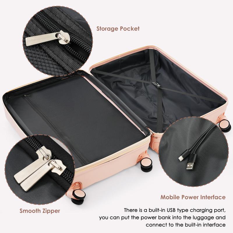 3-Piece Luggage Set with 20