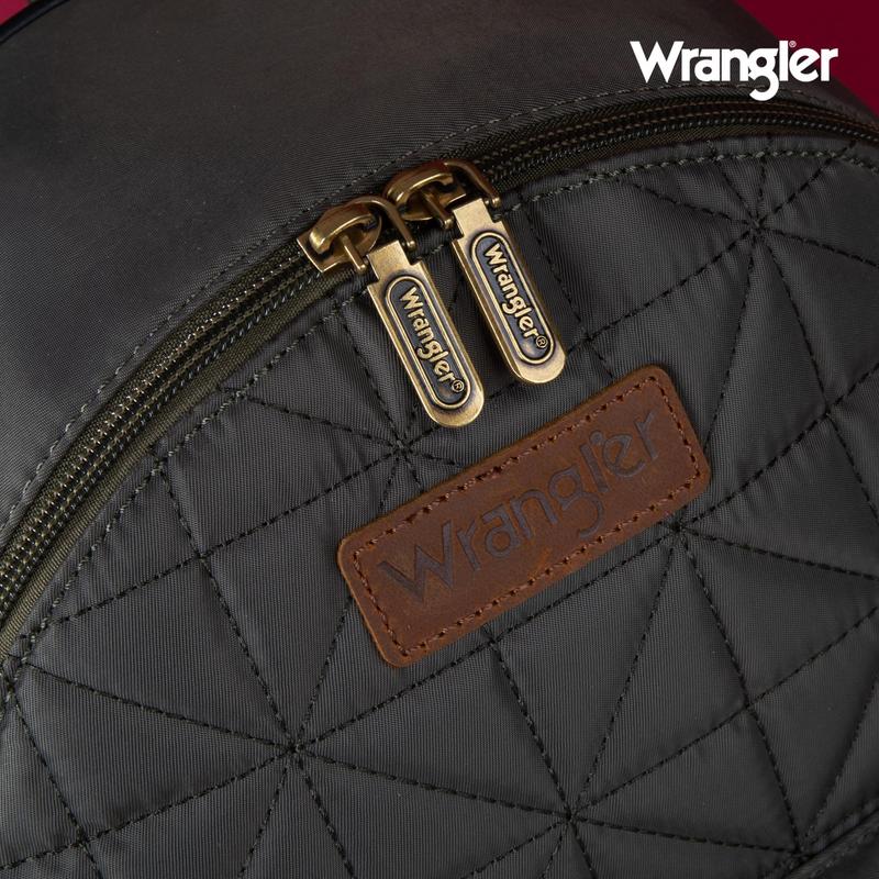 Wrangler Backpack Purse for Women Quilted Backpack for Casual