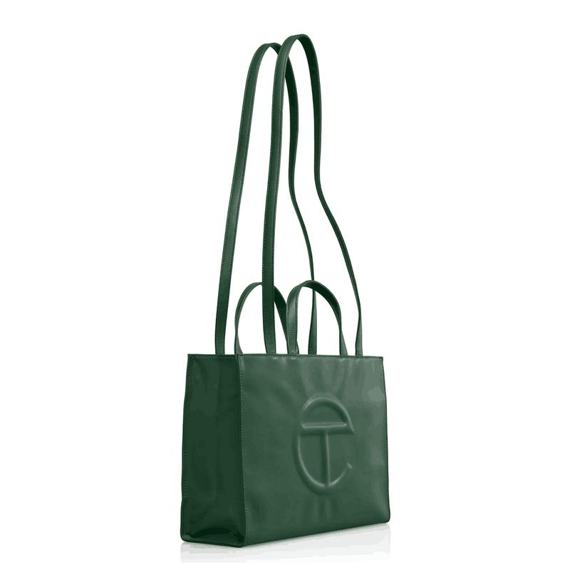 Telfar Medium Olive Green Shopping Bag