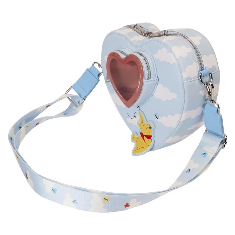 Winnie the Pooh & Friends Floating Balloons Heart Figural Crossbody Bag