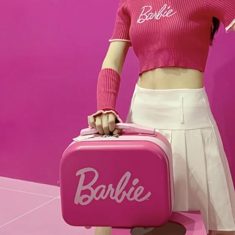 [Holiday Special] Barbie Series Stylish Handheld Luggage - Perfect for Travel, Fashionable and Functional Suitcase for Women and Girls