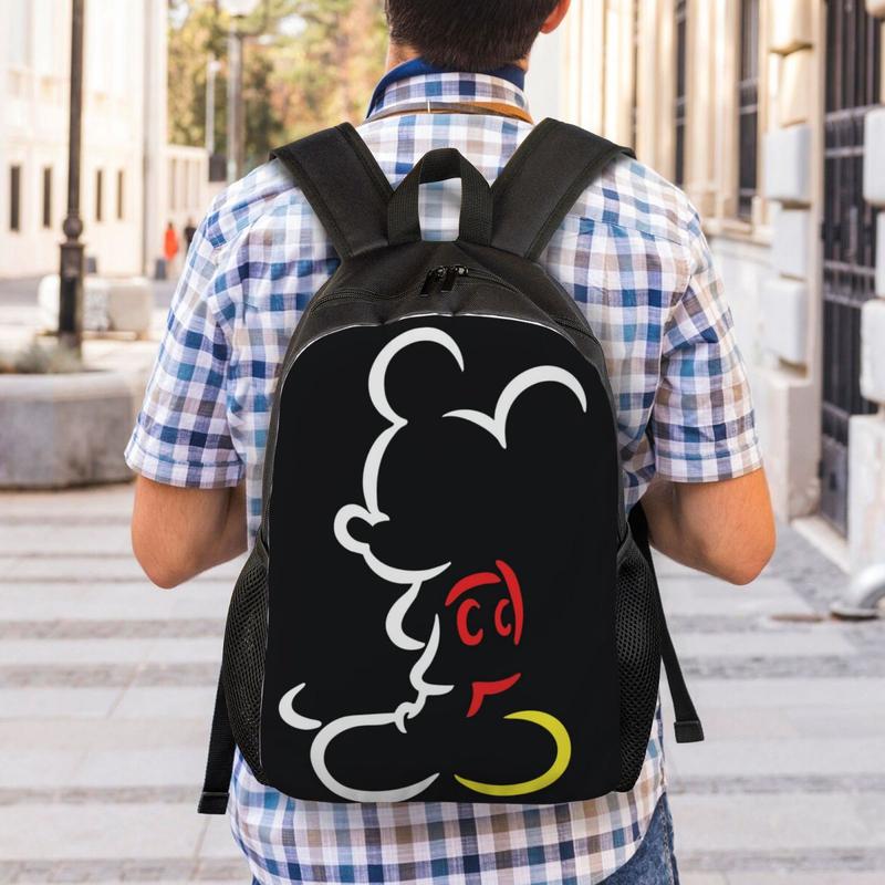 Mickey Mouse Backpack Personalized Laptop Tablet Travel Cartoon Backpacks With Multiple Pockets for Men Women