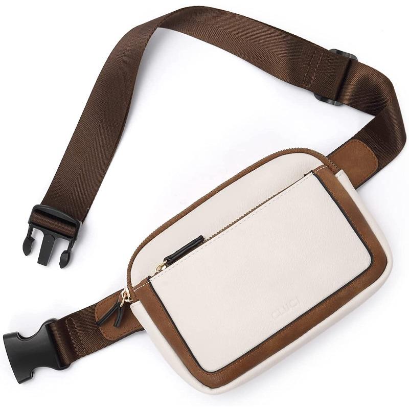 Belt Bag for Women with Adjustable Strap, Mini Everywhere Crossbody Waist Bag Adjustable Strap, Pu Leather Women's Fanny Pack