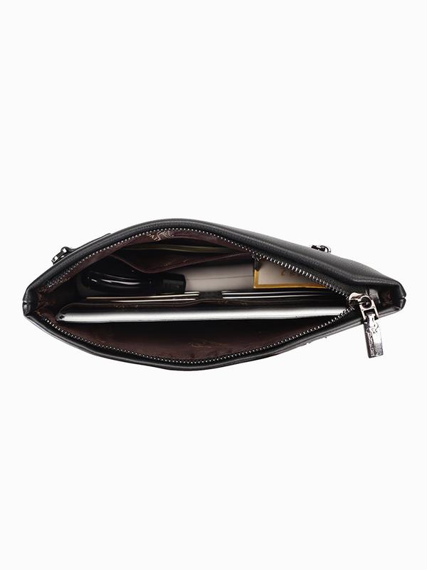 Men's Business Fashion Zipper Clutch, Large Capacity Clutch Bag, Casual Trendy Versatile High-quality Daily Commuting Bag, Shopping Bag