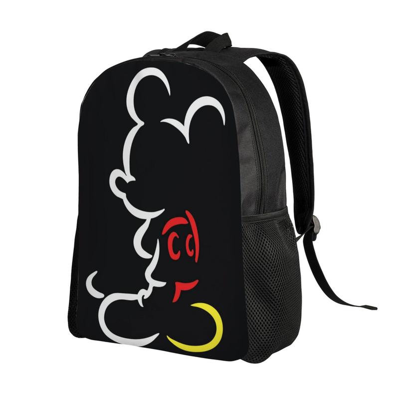 Mickey Mouse Backpack Personalized Laptop Tablet Travel Cartoon Backpacks With Multiple Pockets for Men Women