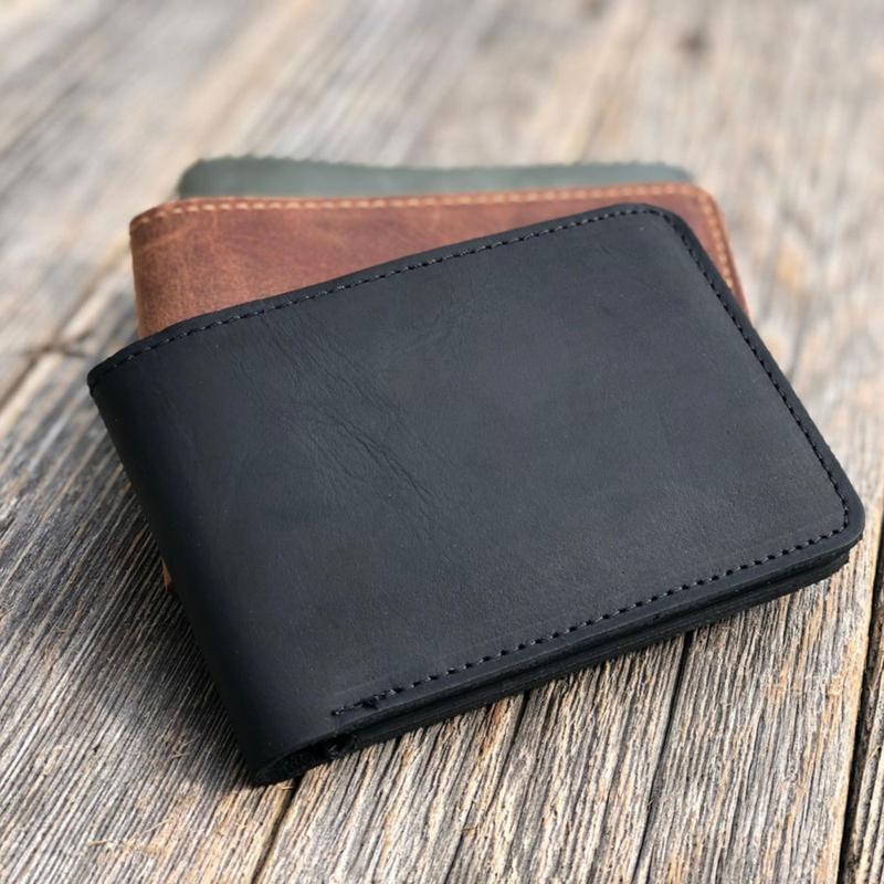 (Read in description) Classic Bifold Wallet, Mens leather wallet, Leather wallet, Monogrammed wallet, Personalized wallet, Gift Wallet