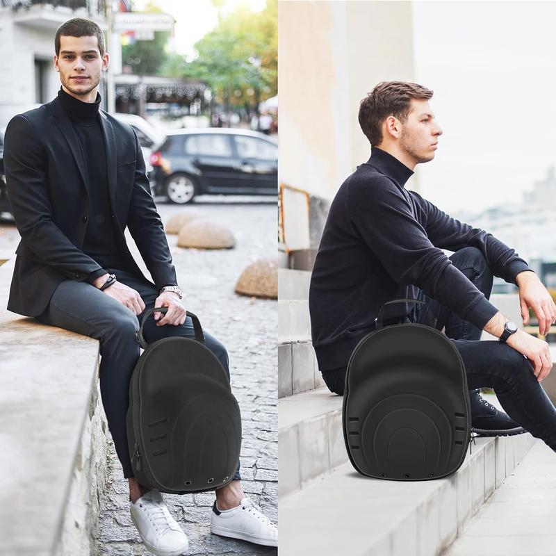 Hat Case for Baseball Caps,Hat Carrier Travel Case Ball Cap Carrier Hat Box Organizer Carry On Hat Bag Backpack with Adjustable Shoulder Strap