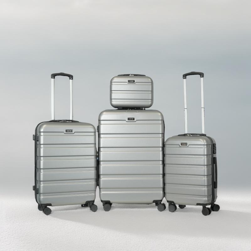 4-piece Luggage Set Expandable Hardside Suitcase(Only 24