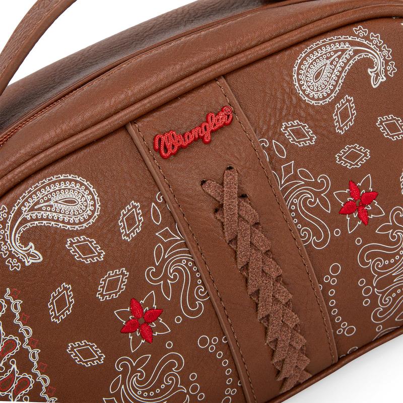 Wrangler Paisley Makeup Pouch Bag Mini Western Toiletry Purse