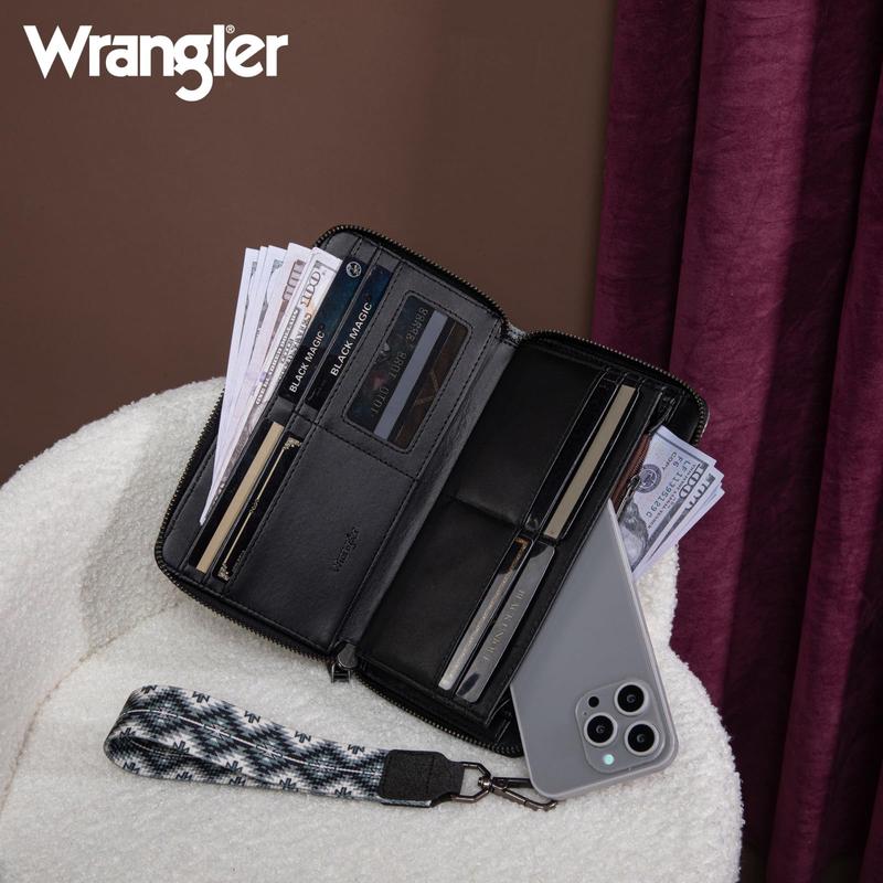 Wrangler Aztec Wristlet Wallet Credit Card Holder Wallet-New Collection