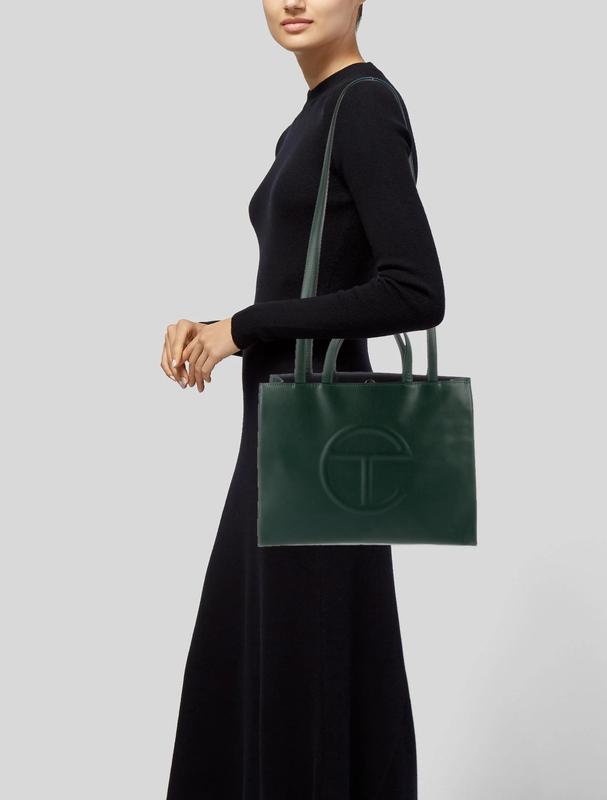 Telfar Medium Olive Green Shopping Bag