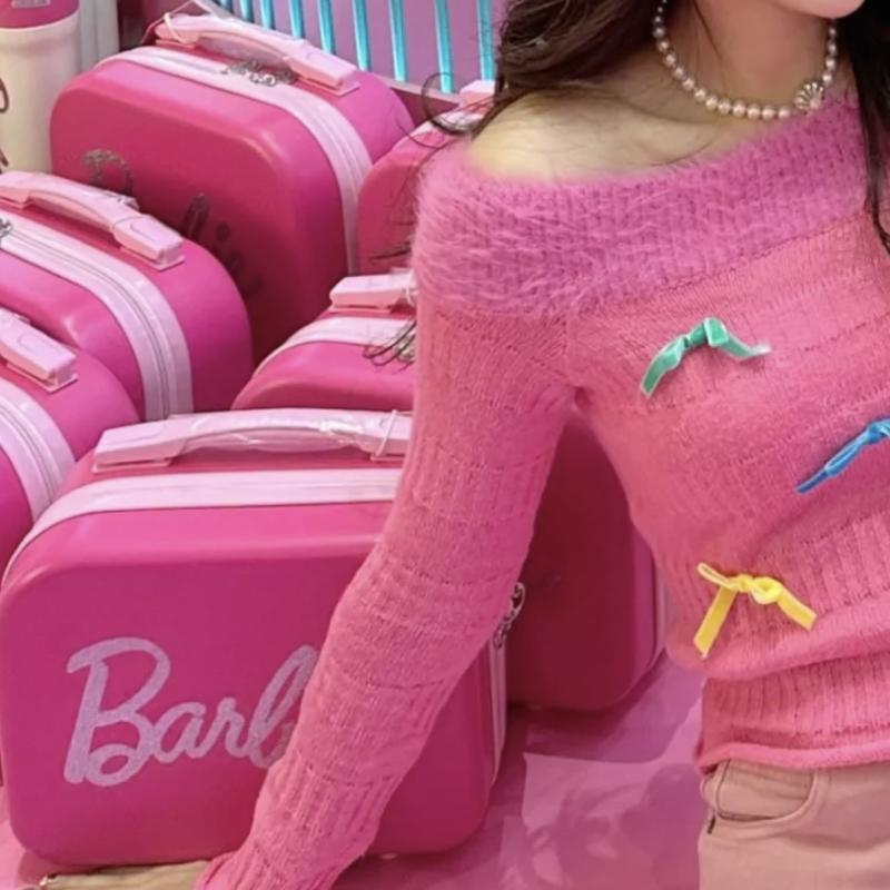 [Holiday Special] Barbie Series Stylish Handheld Luggage - Perfect for Travel, Fashionable and Functional Suitcase for Women and Girls