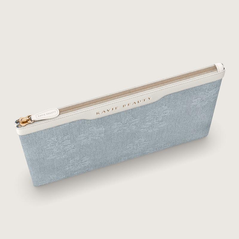 Floral Denim™ Clutch Bag