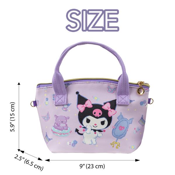 Shoulder Bag with Keychain and Two Magnetic Bracelets for Friends Cute Anime Wallet. Cute bag for women, girls, teenagers. Great gift.