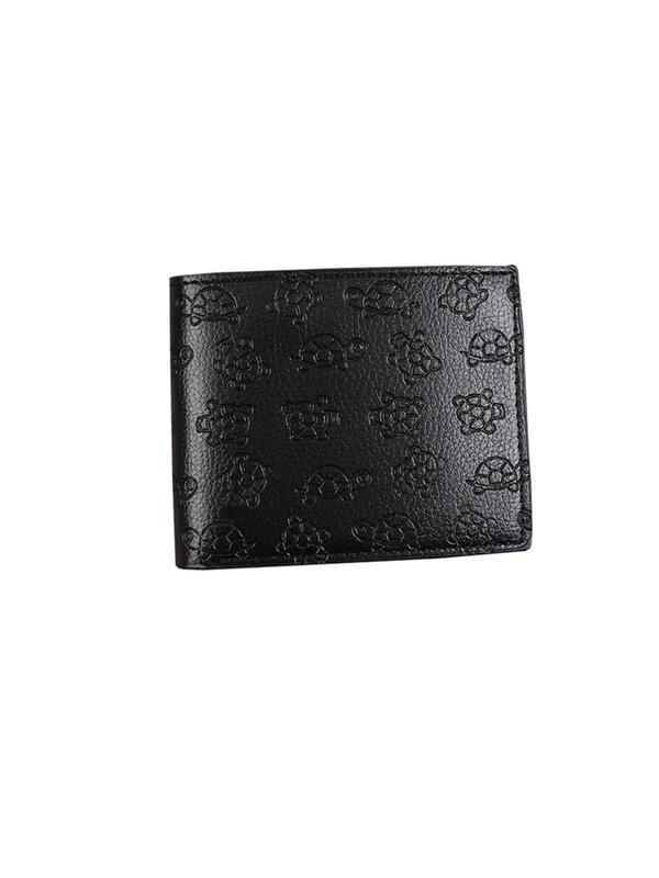 Men's Animal Embossed Short Wallet, Casual Pu Leather Card Holder, Lightweight Simple Wallet for Men