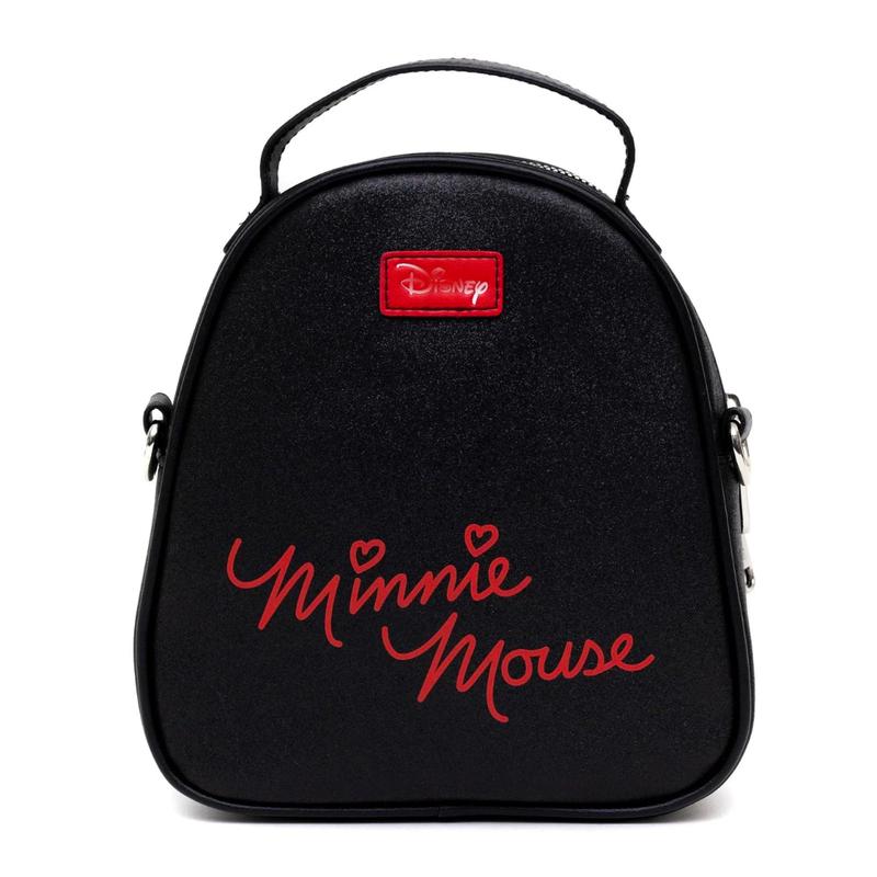 Minnie Mouse Close Up Autograph Crossbody Bag with Handles