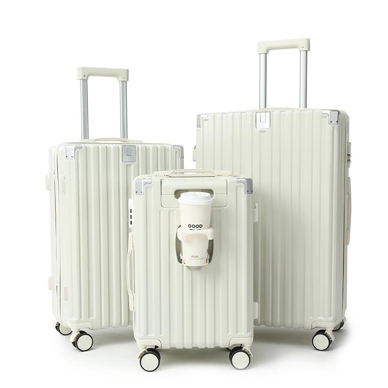 3 piece Multi-functional luggage set, large capacity 20 24 28 inch universal wheel suitcase