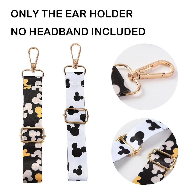 Mouse Ear Holder for Backpack Bag Headband Holder Lanyard Strap Keychain Trip Accessories Hanging Display Decor Organizer Short