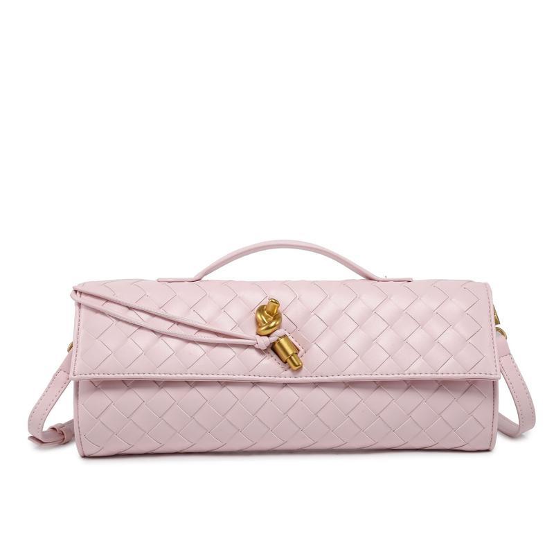 Cross-Border E-Commerce Woven Bag Andiamo Dinner Clutch European and American Fashion Long Bolt Bag Factory Wholesale